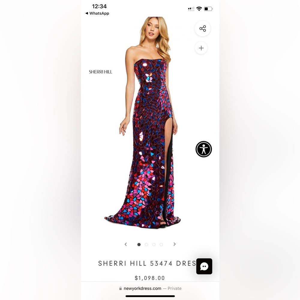 Sherri Hill Mirror Dress